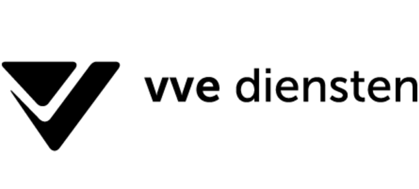 Logo vve diensten zwart